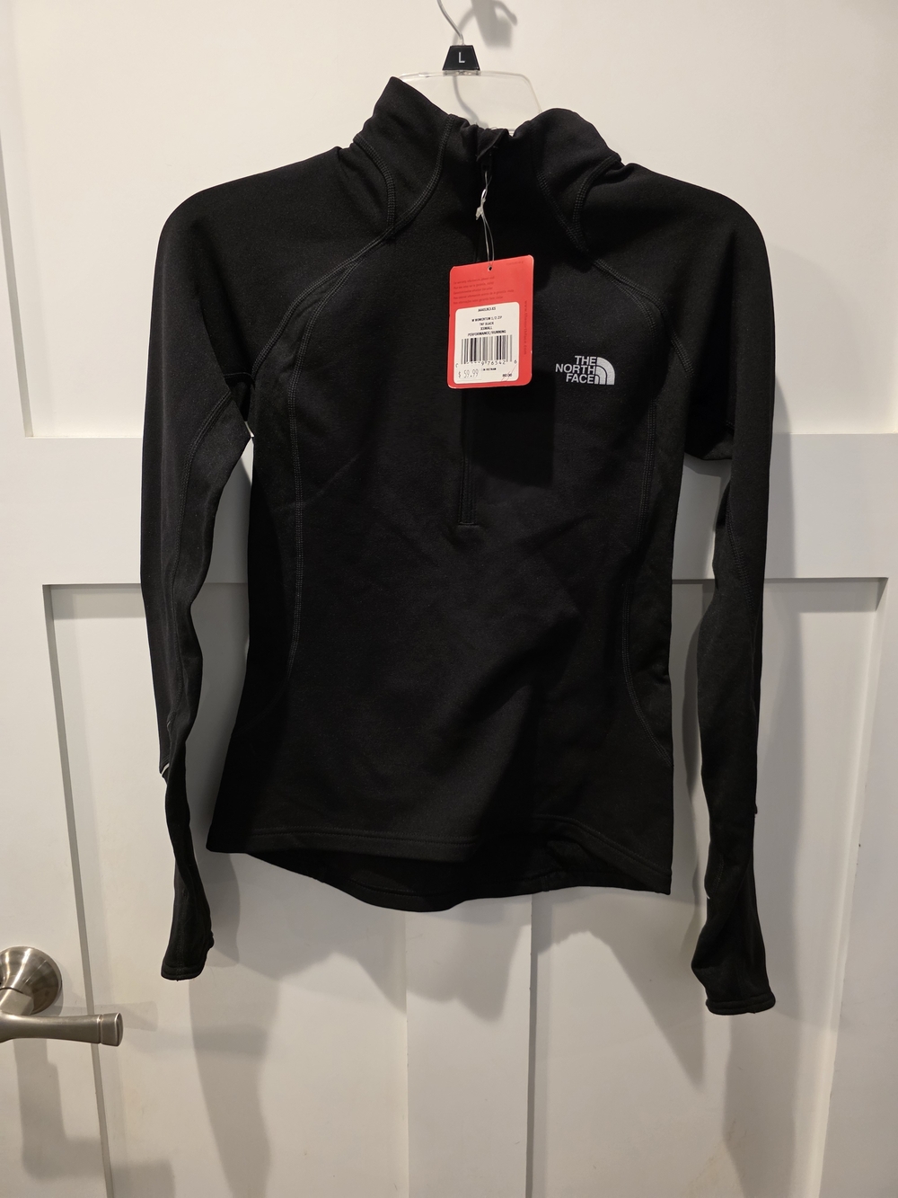 The North Face Women Top 1/2 Zip Running Momentum Vaporwick Running Performance